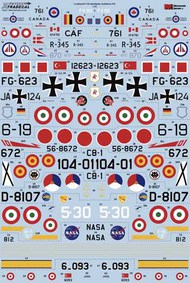  Xtradecal  1/72 Lockheed F-104 Starfighter Collection Pt2 (13) XD72315