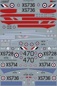  Xtradecal  1/72 Hawker Siddeley HS.125 Collection (6) XD72329