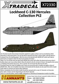  Xtradecal  1/72 Lockheed C-130 HerculesCollection Pt2 (3) XD72330