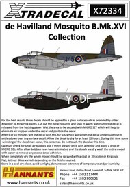 de Havilland Mosquito B.Mk.XVI #XD72334