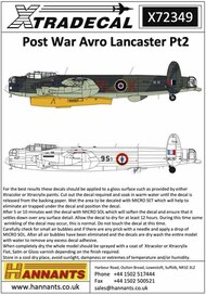 Post War Avro Lancaster Pt.2 (6) #XD72349