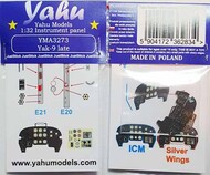  Yahu Models  1/32 Yakovlev Yak-9 Instrument panel YMA3273