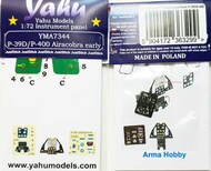  Yahu Models  1/72 Bell P-39D/P-400 Airacobra Instrument panel YMA7344