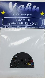  Yahu Models  1/72 Spitfire Mk IX/XVI Instrument Panel for AZO, ARX YMA7210