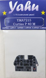  Yahu Models  1/72 Curtiss P-40M Instrument Panel for ACY YMA7215