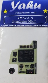 Blenheim Mk I Instrument Panel for ARX #YMA7218