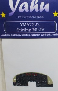 Yahu Models  1/72 Stirling Mk IV Instrument Panel for ITA YMA7222