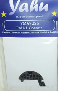  Yahu Models  1/72 F4U1 Corsair Instrument Panel for RVL YMA7226