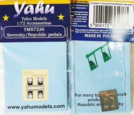  Yahu Models  1/72 Seversky/Republic rudder pedals YMS7226