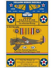 USAAC P-26A of the 94th Pursuit Squadron, 1st Pursuit Group #YWD32030
