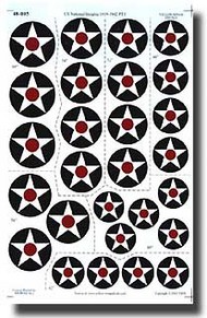  Yellow Wings Decals  1/48 USA National Insignia 1919-42 Pt.1 YWD48005