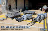 US Weapons Loading Cart Set (MJ-1B MHU-191 MHU-83 MHU-141) #ZIM80160