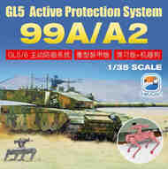 Toucan ZTZ-99A MBT with Laser Simulation Countermine System Unitree B1 Battle Machine Dogs #ZIMTC35004