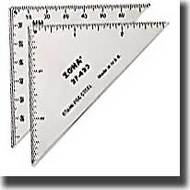 Zona Tools  NoScale 3" Stainless Steel Triangle Ruler ZON37433