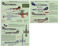  Zotz Decals  1/32 Italian F104S/ASA Starfighters OUT OF STOCK IN US, HIGHER PRICED SOURCED IN EUROPE ZTZ32060