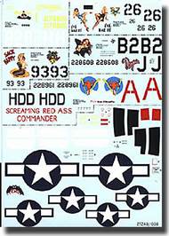  Zotz Decals  1/48 P-47 Thunderbolt OUT OF STOCK IN US, HIGHER PRICED SOURCED IN EUROPE ZTZ48038