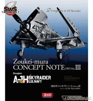 Zoukei-Mura  Books Zoukei-Mura Concept Note 3 - A-1H Skyraider ZKMSWS003-B01