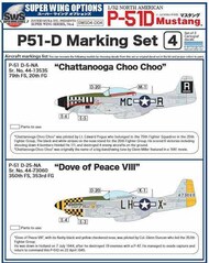  Zoukei-Mura  1/32 Decals - P-51D Mustang Part 4 ZKMSWS004-D04