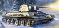  Zvezda Models  1/35 Soviet T-34/76 Uralmash Tank 1943 OUT OF STOCK IN US, HIGHER PRICED SOURCED IN EUROPE ZVE3689