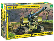  Zvezda Models  1/35 M1931 (B-4) 203 mm Howitzer WWII OUT OF STOCK IN US, HIGHER PRICED SOURCED IN EUROPE ZVE3704