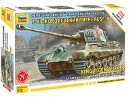 Zvezda Models  1/72 German King Tiger Ausf B Henschel Turret Heavy Tank (Snap) OUT OF STOCK IN US, HIGHER PRICED SOURCED IN EUROPE ZVE5023