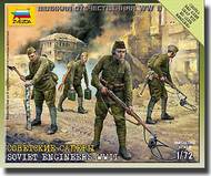 Soviet Engineers WWII (8 Figures w/ Equipment) #ZVE6108