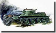  Zvezda Models  1/100 Soviet Tank BT-5 - New Tooling - Snap Kit OUT OF STOCK IN US, HIGHER PRICED SOURCED IN EUROPE ZVE6129