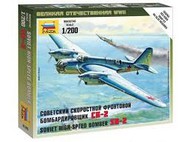  Zvezda Models  1/200 Soviet SB2 High Speed Bomber (Snap) ZVE6185