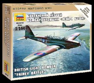  Zvezda Models  1/144 British Fairey Battle Light Bomber (Snap) OUT OF STOCK IN US, HIGHER PRICED SOURCED IN EUROPE ZVE6218
