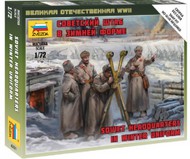  Zvezda Models  1/172 Soviet Headquarters Crew Winter (Snap) OUT OF STOCK IN US, HIGHER PRICED SOURCED IN EUROPE ZVE6231