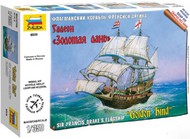  Zvezda Models  1/350 Sir Francis Drake's Golden Hind Sailing Flagship (Snap) OUT OF STOCK IN US, HIGHER PRICED SOURCED IN EUROPE ZVE6509