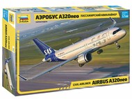  Zvezda Models  1/144 Airbus A320 NEO Airliner OUT OF STOCK IN US, HIGHER PRICED SOURCED IN EUROPE ZVE7037