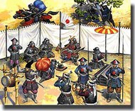  Zvezda Models  1/72 Samurai Army Headquarters Staff, 16th-17th Century OUT OF STOCK IN US, HIGHER PRICED SOURCED IN EUROPE ZVE8029