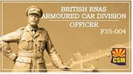  Copper State Models  1/35 British RNAS Armoured Car Division Officer CSMF35-004