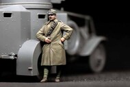 Belgian Armoured Car Crewman in a Greatcoat #CSMF35-024