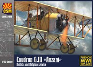 Caudron G.III Anzani, British and Belgian service #CSMK32010