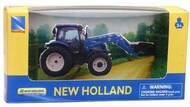  NewRay Diecast  NoScale 5" New Holland T6 Farm Front Loader (Die Cast) NRY32123