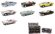  NewRay Diecast  1/43 City Cruiser Classic American Convertible Cars Counter Display (24 Total) (Die Cast) NRY48017