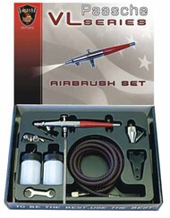  Paasche  NoScale VL Series Siphon Feed Double Action Airbrush Set w/.73mm Head (VL-3AS) PAS16645