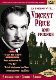AN EVENING WITH VINCENT PRICE AND FRIENDS  (3 DVD COLLECTION)