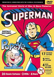 SUPERMAN / POPEYE CARTOONS  (3 DVD COLLECTION)