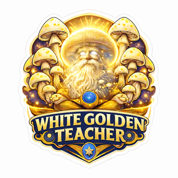 White Golden Teacher Spore Syringe