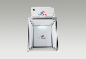 2x2ft FloCube Complete Vertical Flow Hood w Clean Booth 9585