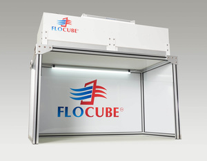 4x2ft FloCube Complete Vertical Flow Hood w Clean Booth 4610