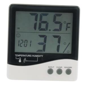 Grower's Edge Large Display Digital Thermometer & Hygrometer 716560