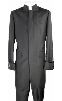 Preacher Suits- Black (PreacherSuitsBlack) Menz Fashion