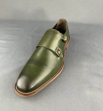 green emerald velvet dress BRAVO Men Dress Shoe PROM-2 Loafer Shoe for Prom & Wedding GREEN