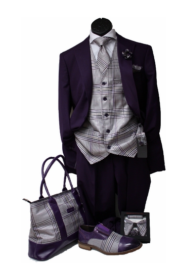Classic 19-8 Suit -Purple #CL19-8purple