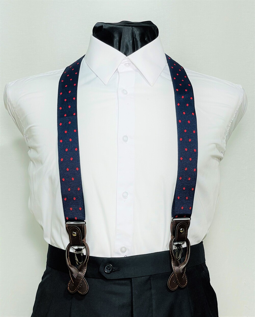 Polka Dot Suspender 6034 (PDS-6034) Menz Fashion