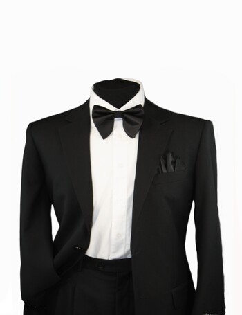 Tear Drop Bowtie Set-SQTDB-BLACK #SQTDB-BLACK